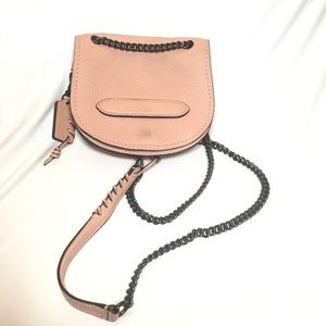 Mini coach shoulder purse. Signs of wear and tear